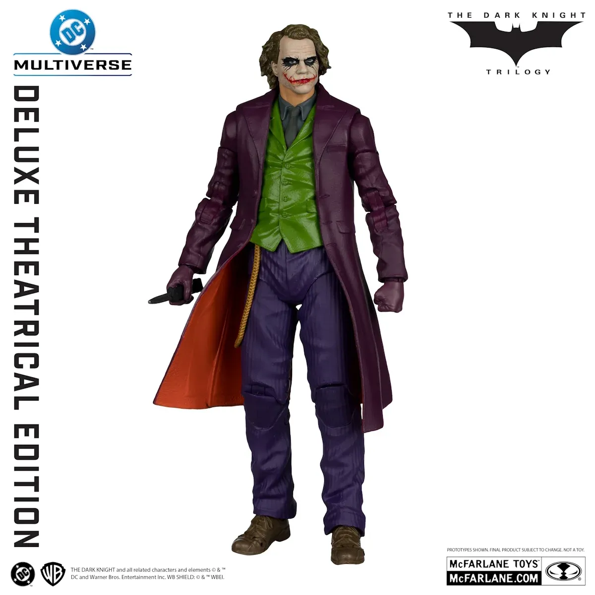mcfarlane dc multiverse – the joker (the dark knight) figura, 18cm - slika 2