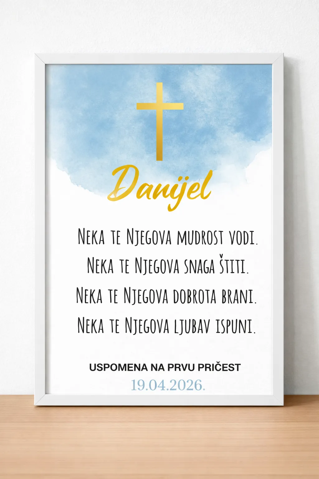 okvir – uspomena na prvu pričest - slika 2