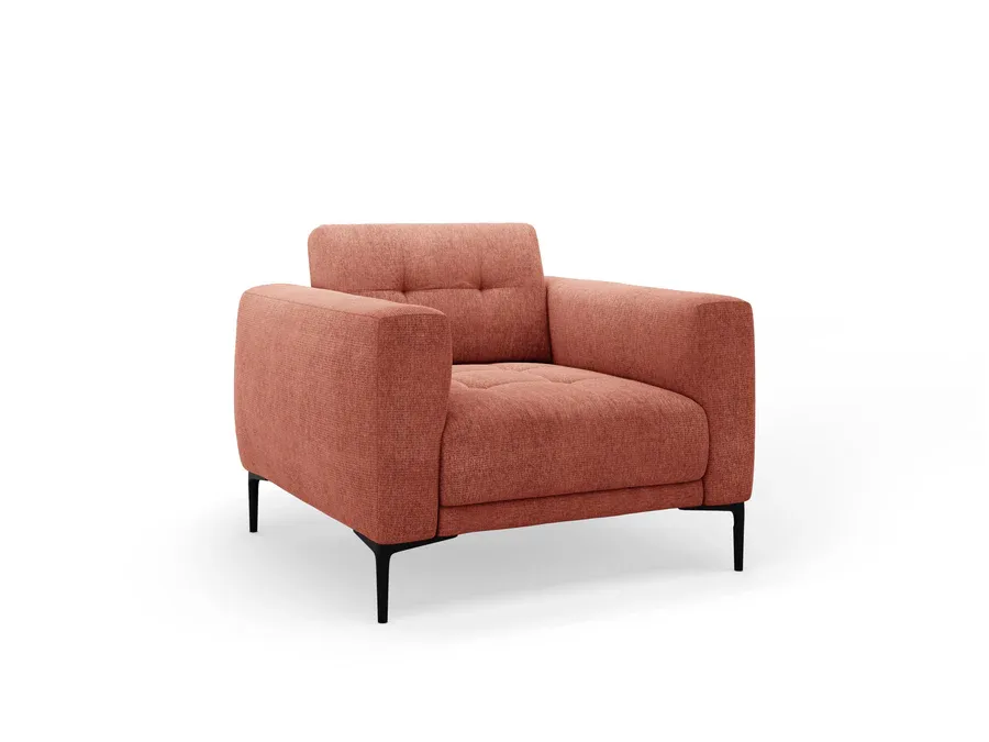 fotelja bemy, 85x85cm, materijal: strukturirana tkanina - slika 2