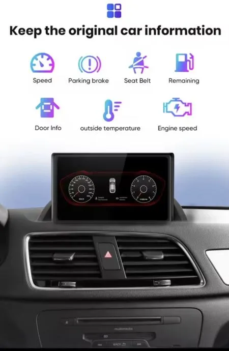 audi q3 2din original android multimedija wifi parking kamera - slika 11
