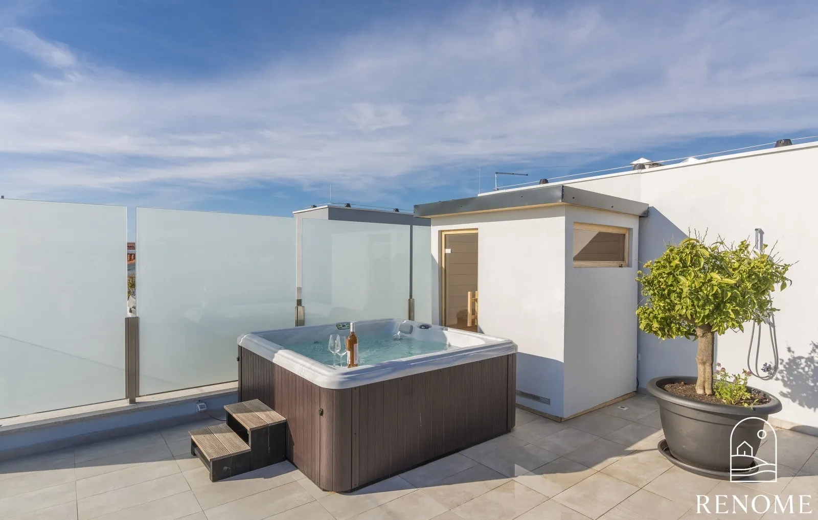 Penthouse sa pogledom na more i Novigrad
