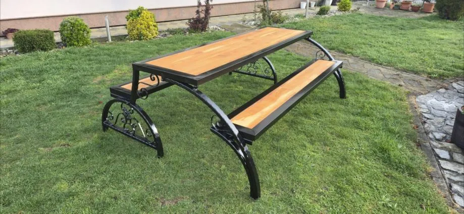 klupa 2u1 - - - rastezljiva klupa - pivski set - stol i klupe - slika 2