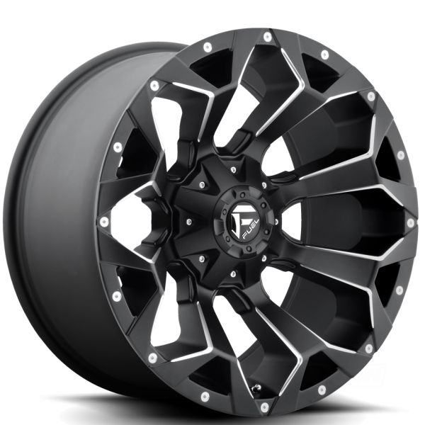 Felga Fuel Assault Matte Black & Milled Alu - Funtana