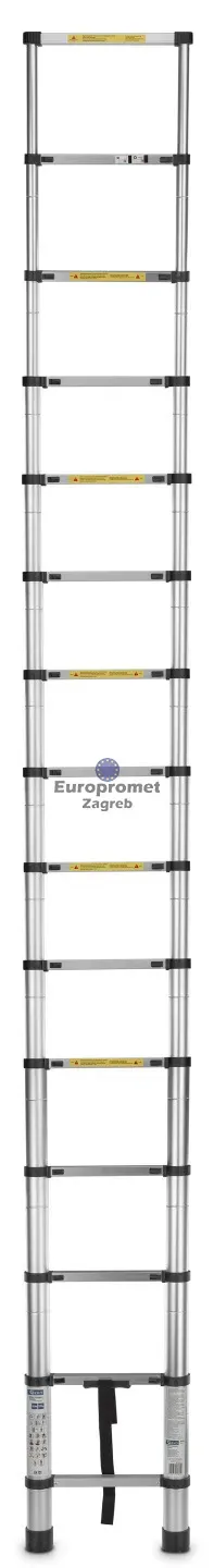 aluminijske teleskopske ljestve 4, 4m 150kg top cijena !!! - slika 6