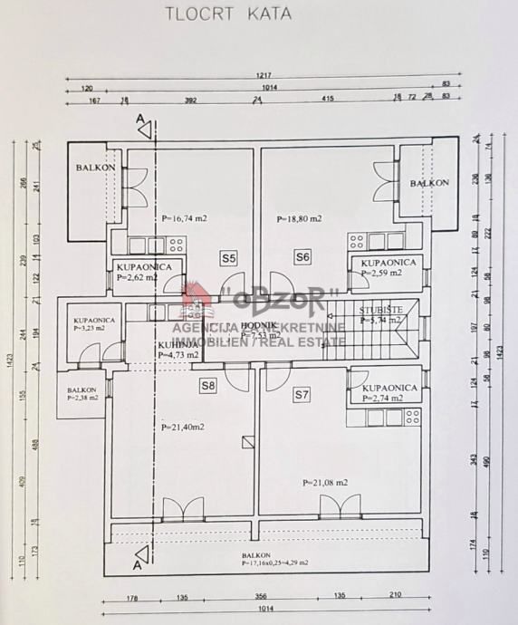 bibinje-apartmanska kuća sa 8 apartmana - slika 12