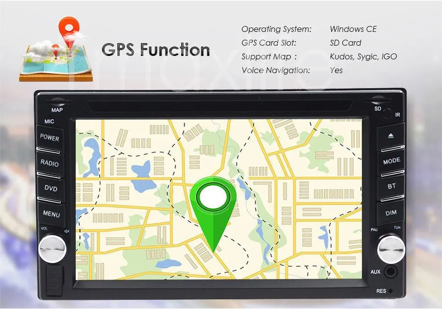 2din radio gps cd bluetooth parking kamera - slika 5