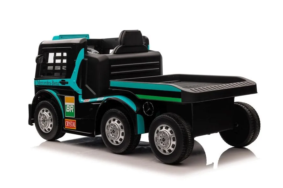 kamion na akumulator mercedes xmx622b - plavi - slika 6