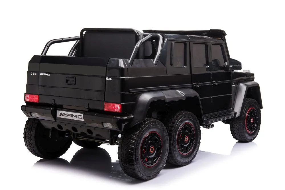 licencirani auto na akumulator g63 6x4 24v - crni - slika 2