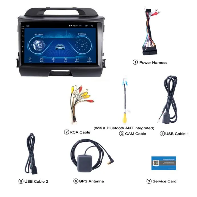 original 2din android kia sportage multimedija navigacija - slika 13