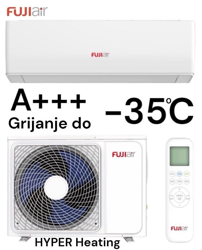 A+++ Fuji Hyper Heat 3,5kW Attakai