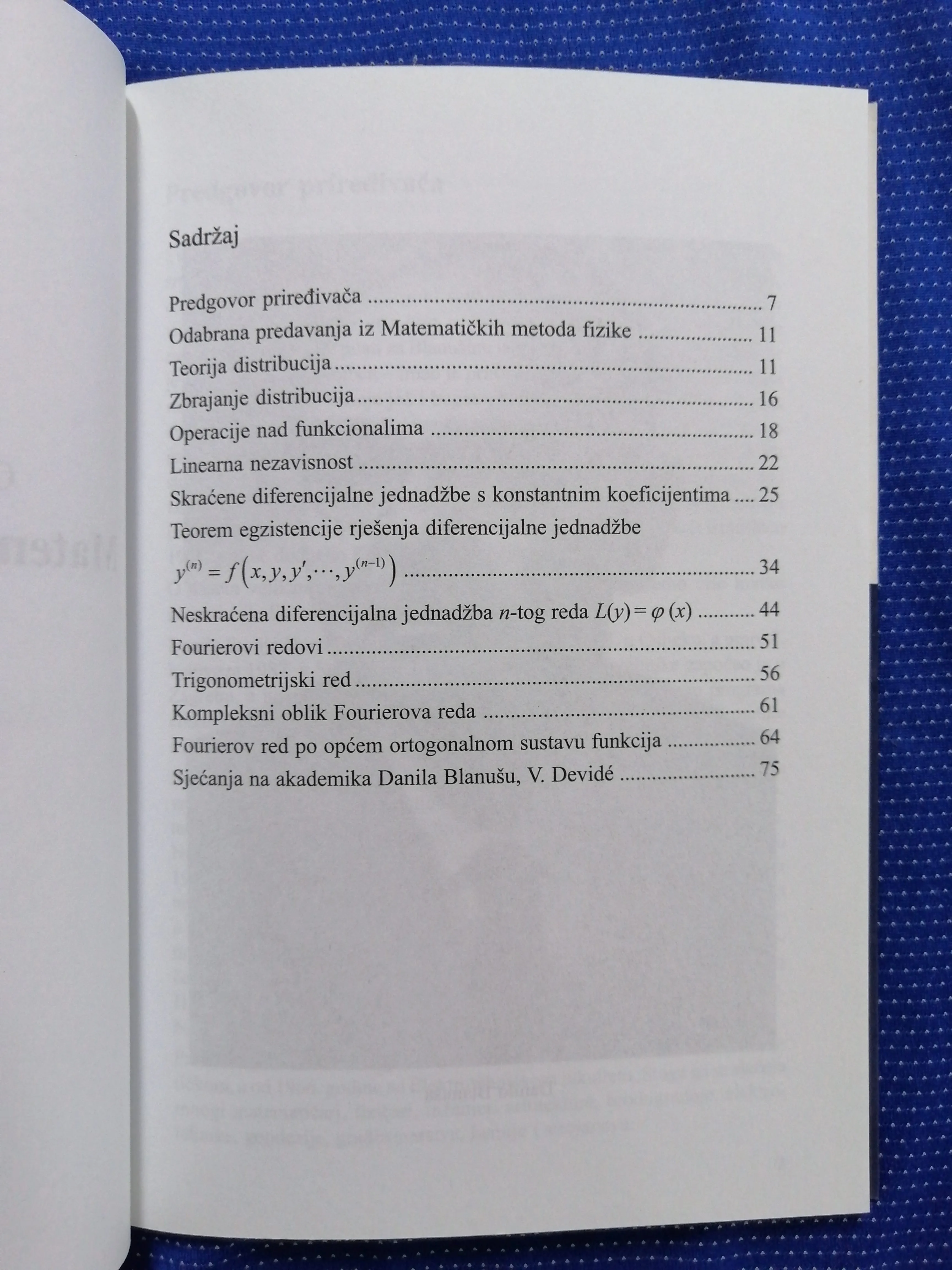 danilo blanuša – odabrana predavanja iz matematičkih metoda - slika 4