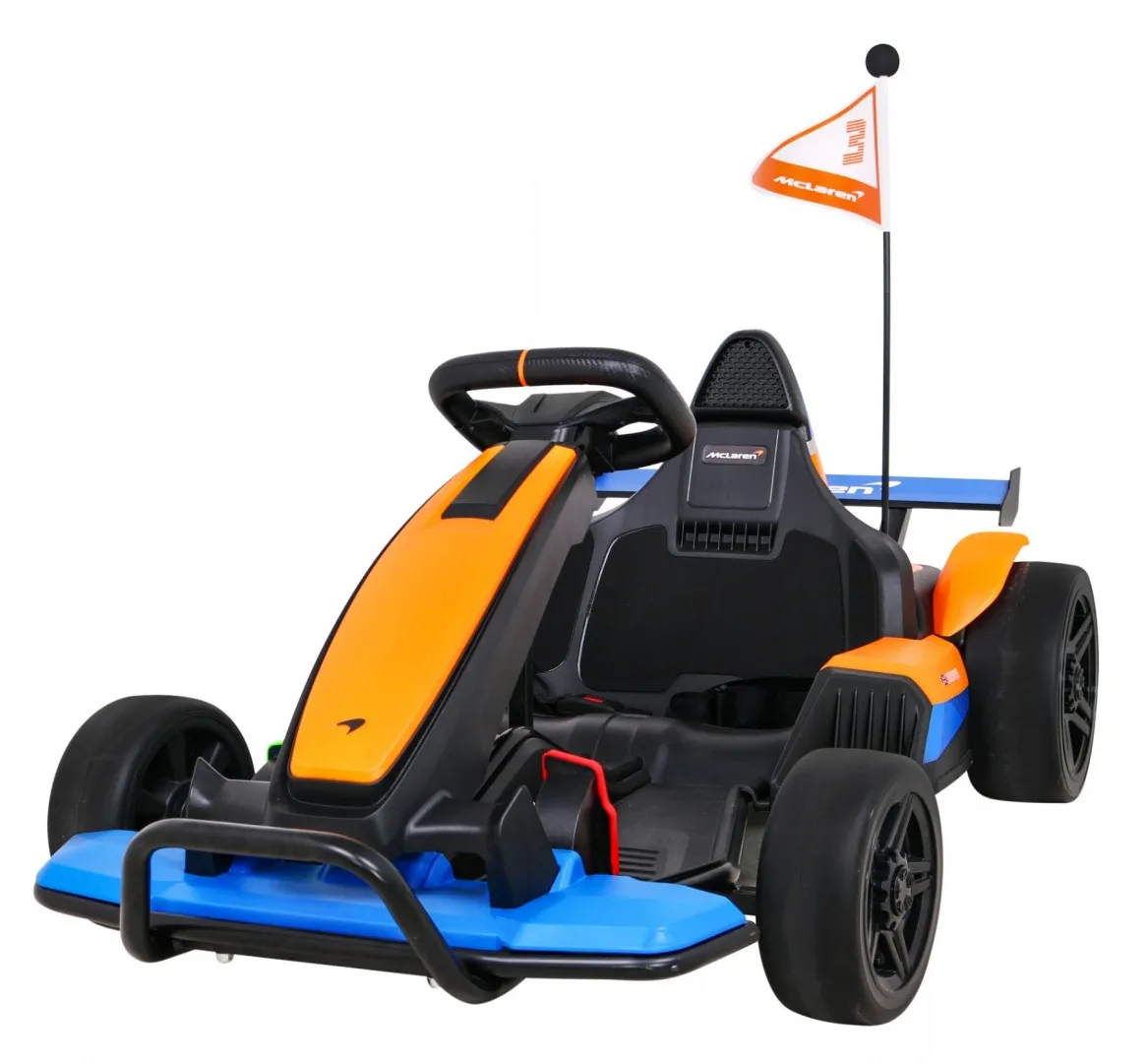 Licencirani Go-kart na akumulator McLaren Drift - narančasti - Mursko Središće