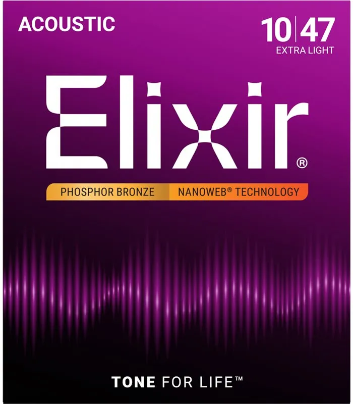 Elixir 10-47 Phosphor Bronze Žice Za Akustičnu Gitaru - Split
