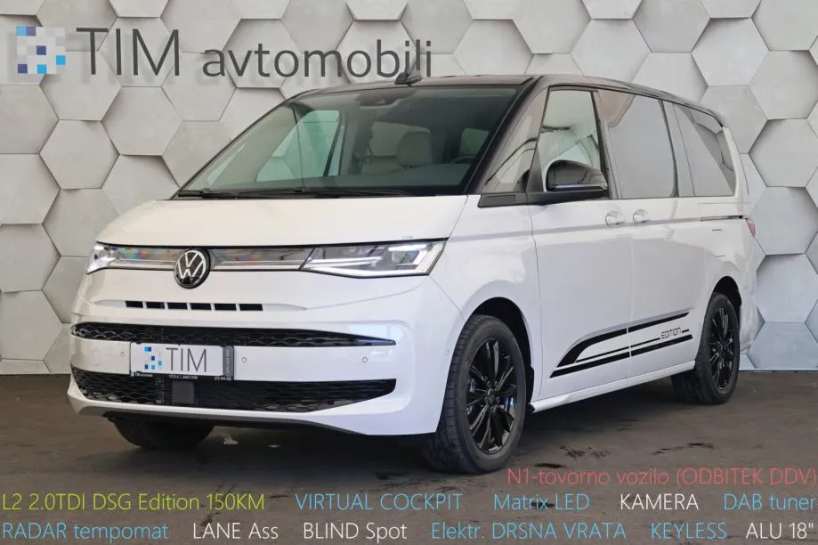 Volkswagen Multivan T7 N1 L2 2.0TDI DSG Edition 150KM El.KLIZNA VRATA - Bukovžlak, Celje