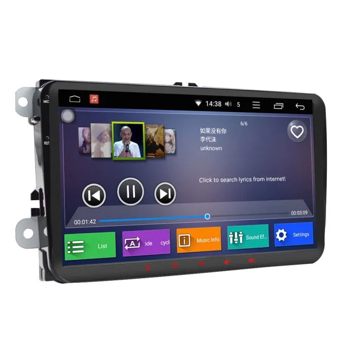 2 din android 6.0 golf 5 6 original navigacija gps - slika 6