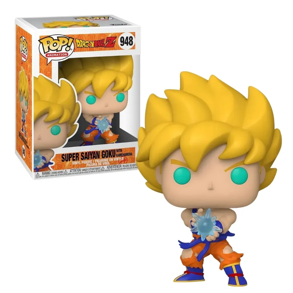 funko pop! animation: dragon ball z – ss goku with kamehameha #948 - slika 3