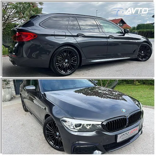 bmw serije 5 touring: 520d m sport-led-navi-kam 360-tow-odličan - slika 7
