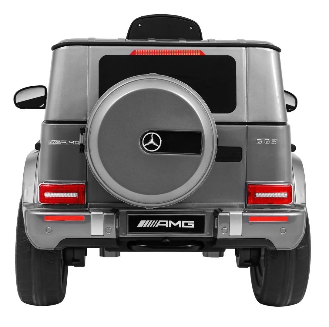 licencirani auto na akumultor mercedes g63 - sivi/lakirani - slika 4