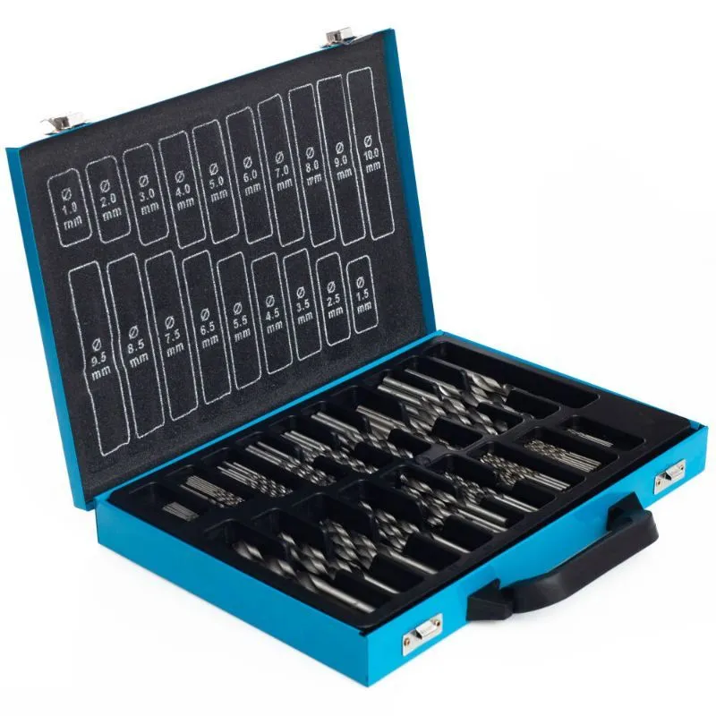 Set svrdla za metal, 170 komada, titan - Prelog