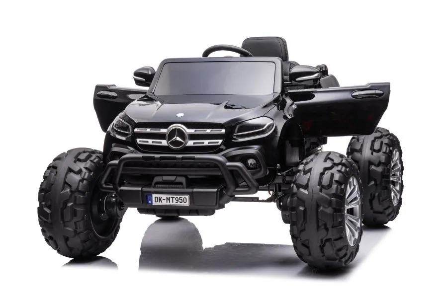 licencirani auto na akumulator mercedes dk-mt950 4x4 - crni - slika 6