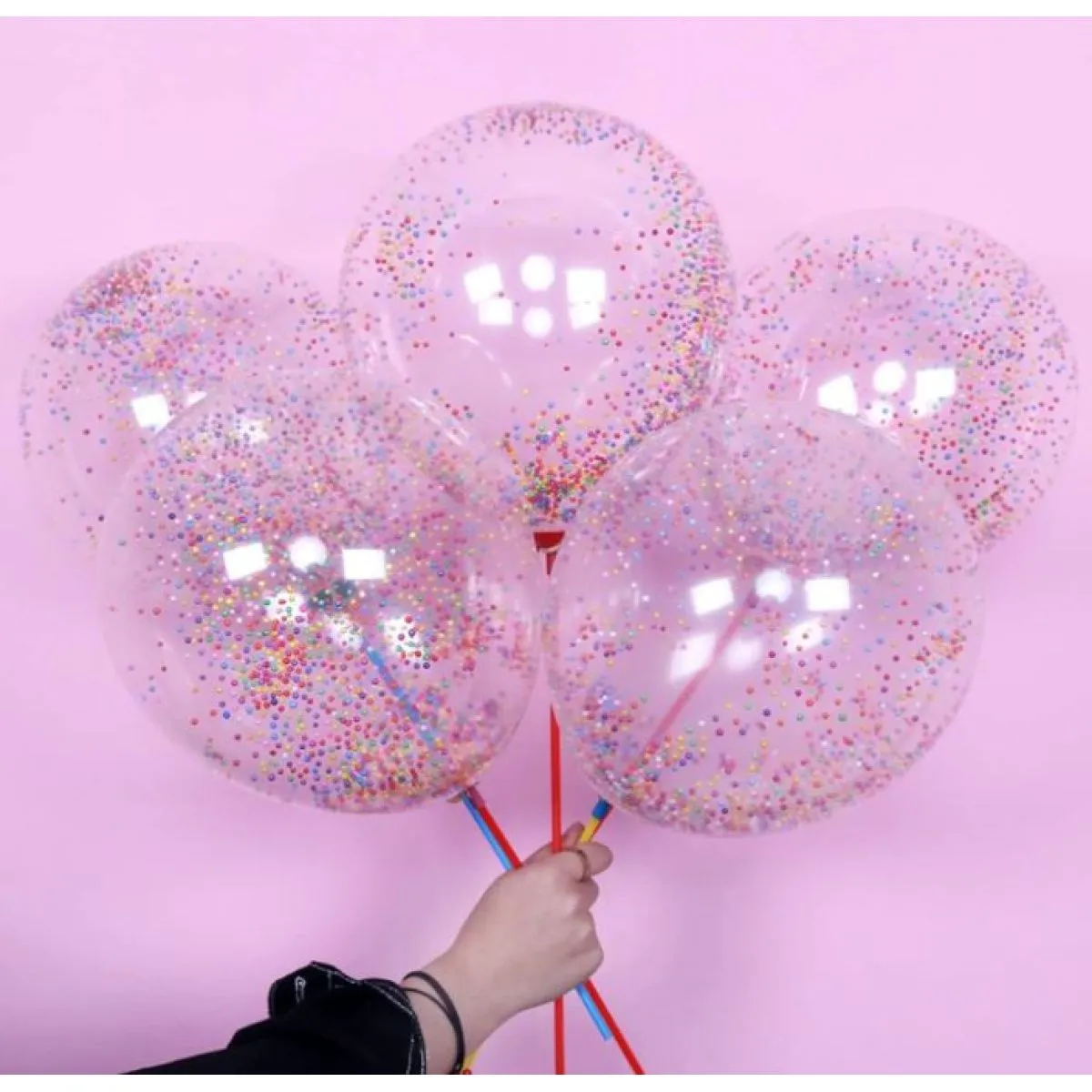 (25 komada paket) baloni punjeni lopticama 30cm - slika 11
