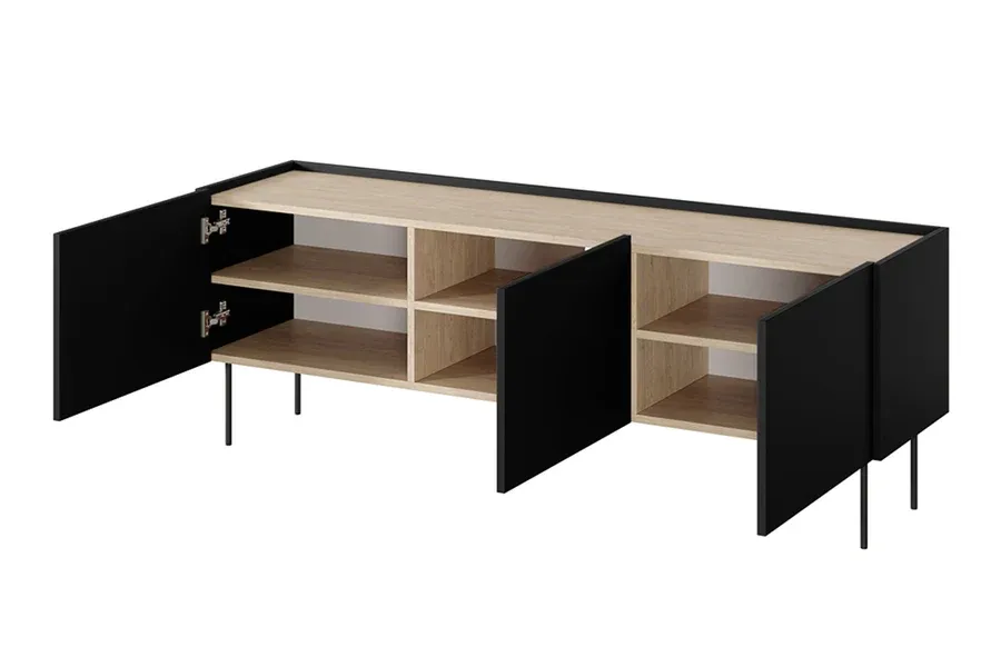 komoda desin 170cm, 3 vrata, materijal: mdf - slika 4