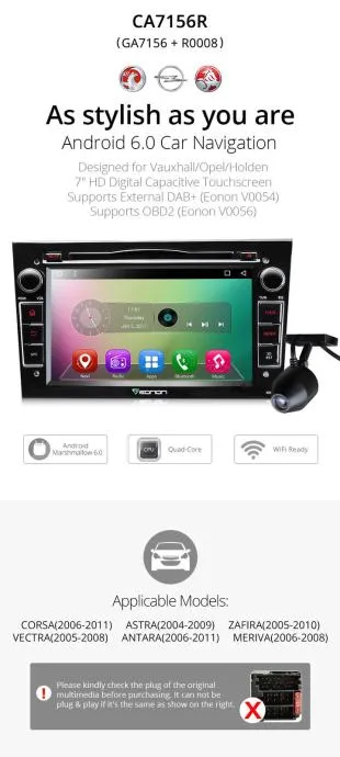 astra corsa 2din gps navigacija multimedija radio - slika 2