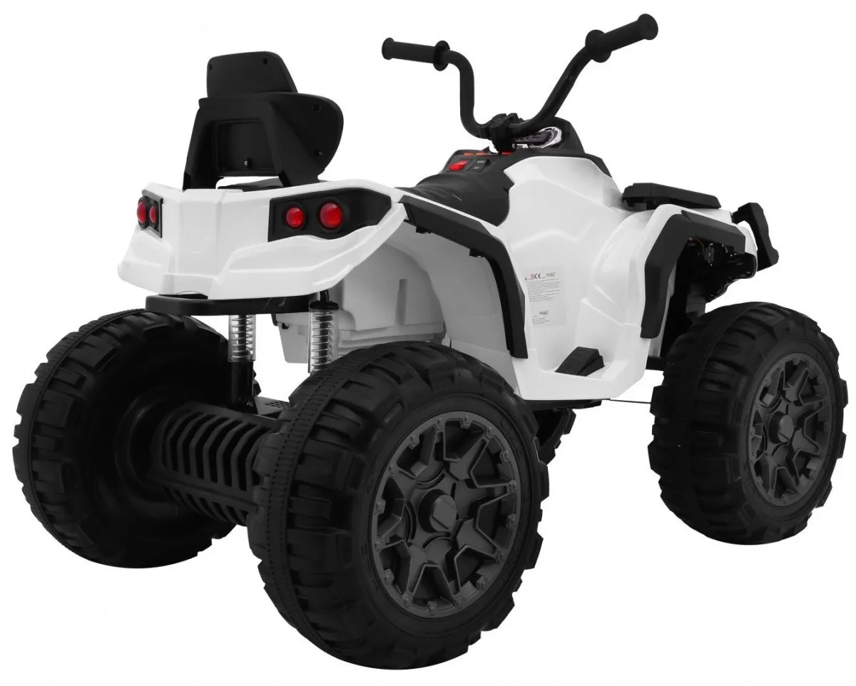 quad na akumulator atv bdm0906 - bijeli - slika 4