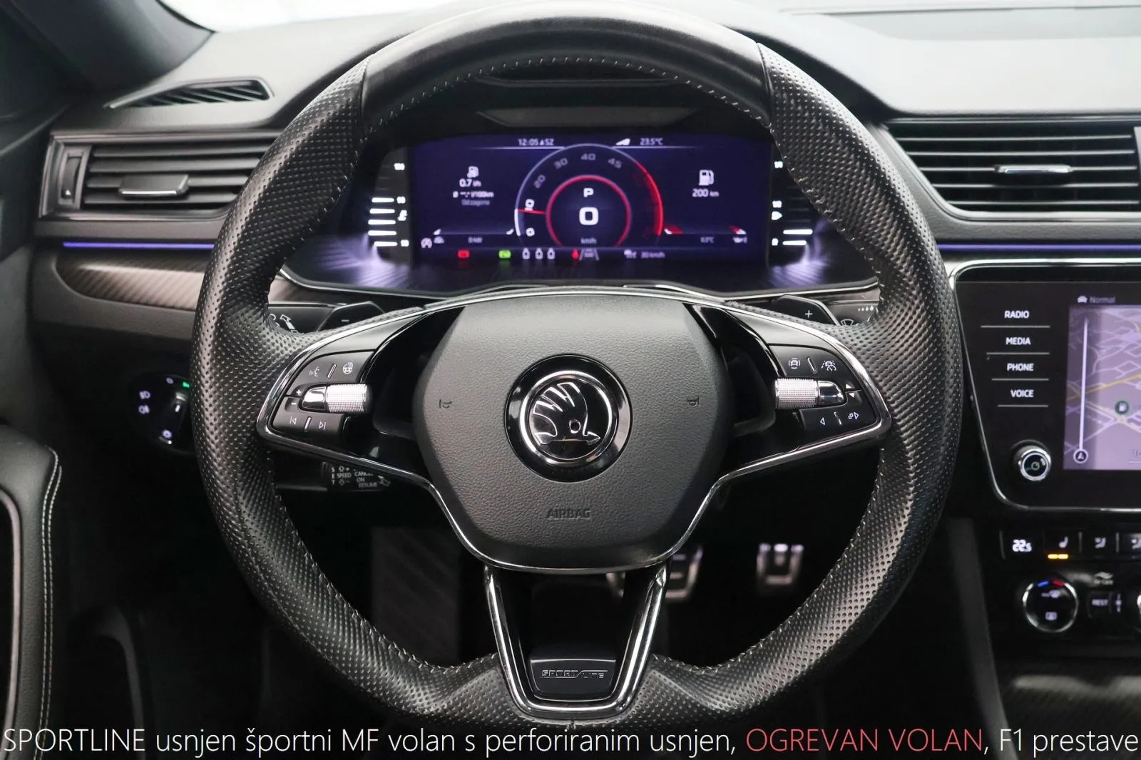 škoda superb combi 2.0tdi sportline matrix virtual radar temp - slika 6