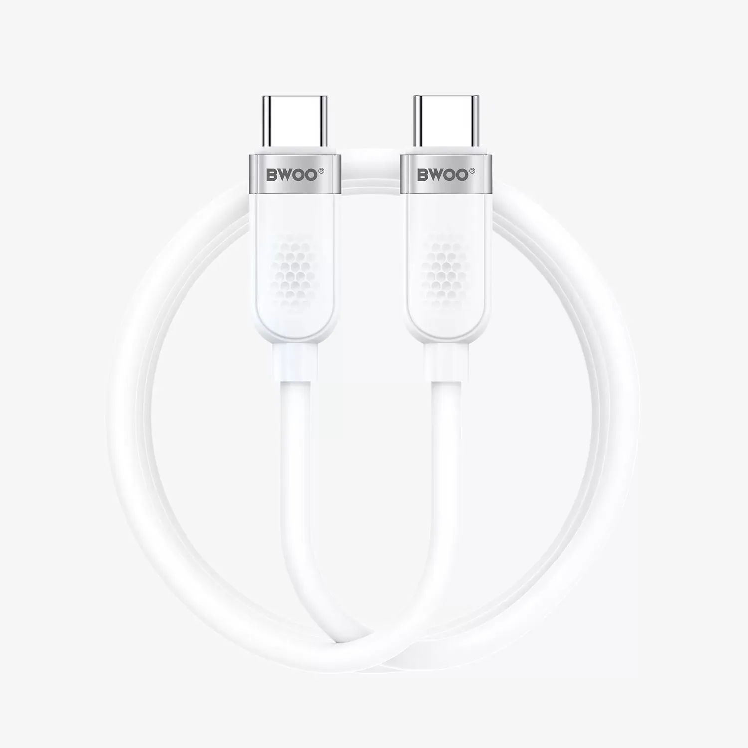 trenutno nije dostupan,dostupni drugi kablovi led,pleteni 20w-65w ////usb-c na usb-c kabel za brzo punjenje fast charging 1m max bwoo - slika 2