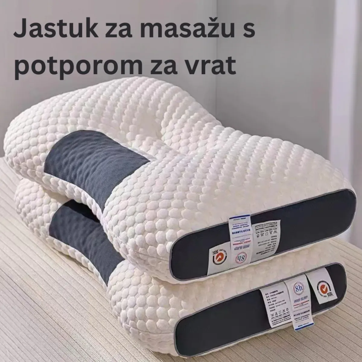 hotelski spa ortopedski jastuk 65x40 cm - slika 2