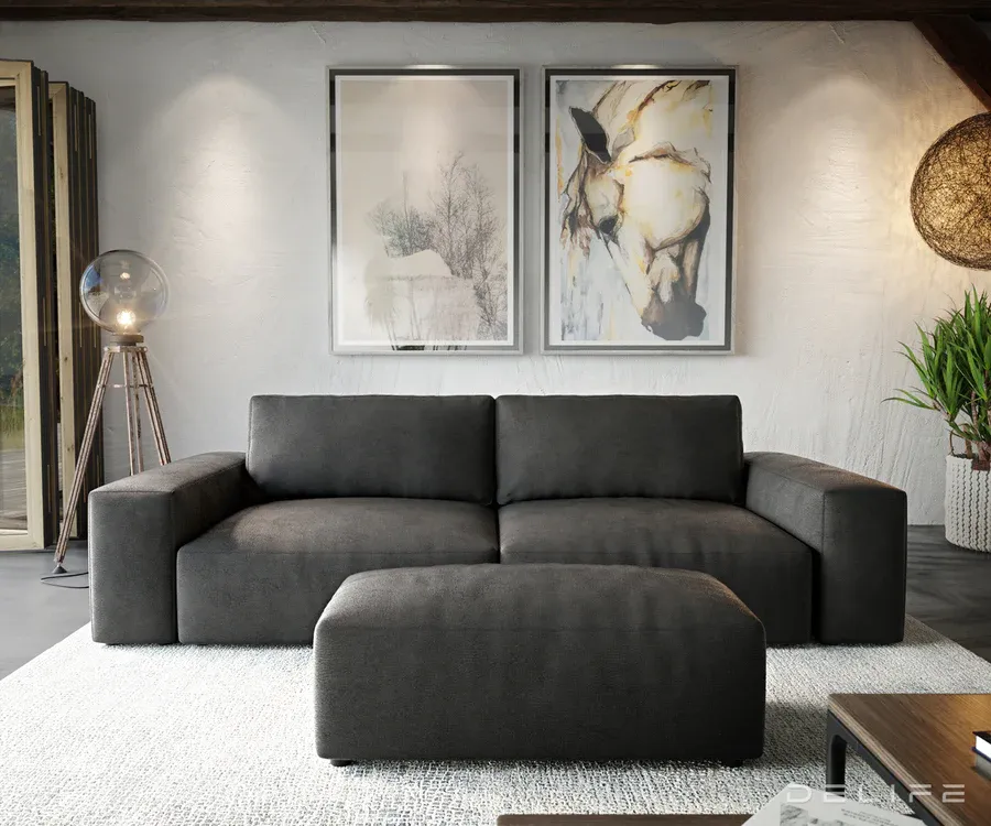 sofa lanzo xl 273x125cm, materijal: imitacija kože - slika 2