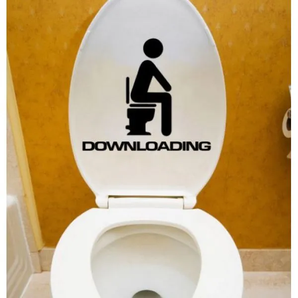 naljepnica za za wc školjku downloading - slika 2