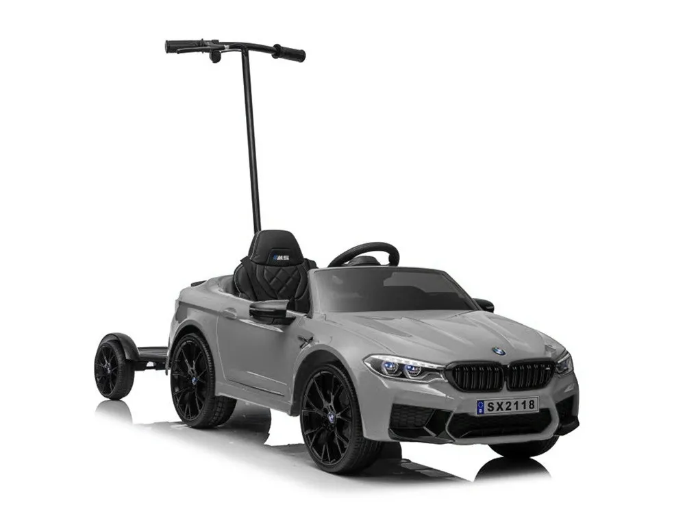 Licencirani auto na akumulator BMW M5 + platofrma za roditelje - sivi - Mursko Središće