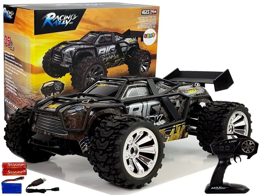 Off-Road Remote Controlled Brown & Yellow 2.4G 1:18 35 km/h - Mursko Središće