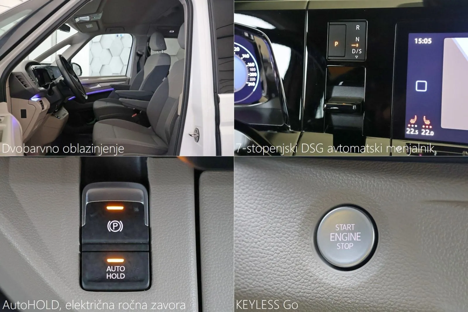 volkswagen multivan t7 l2 2.0tdi dsg edition 150ks matrix cockpit dab - slika 18
