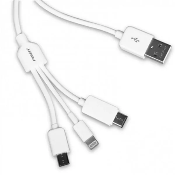 komplet dual usb auto punjač za mobitel i gratis 3u1 kabel - slika 4