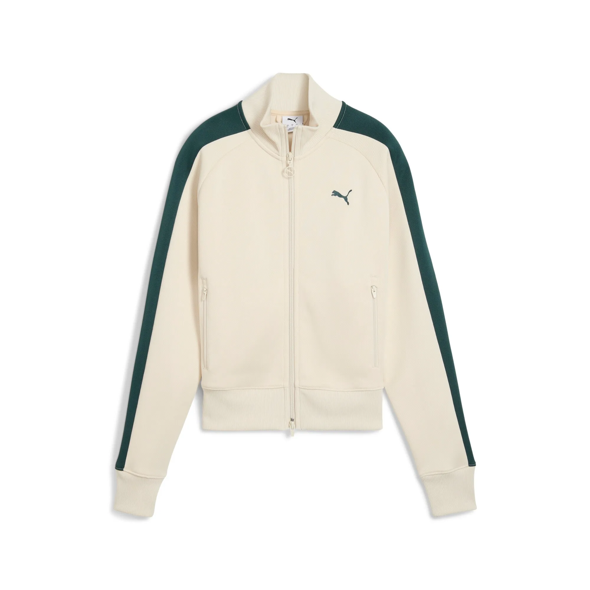 puma t7 always on short track jacket baige - slika 4