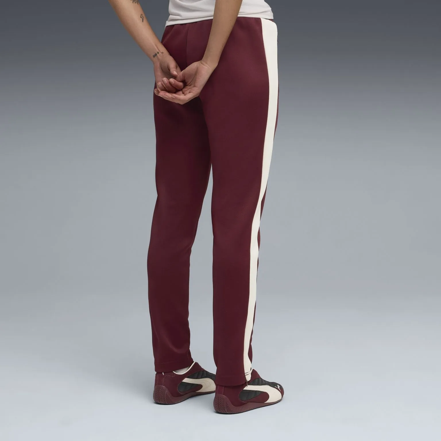 puma t7 always on slim track pants ruby - slika 3