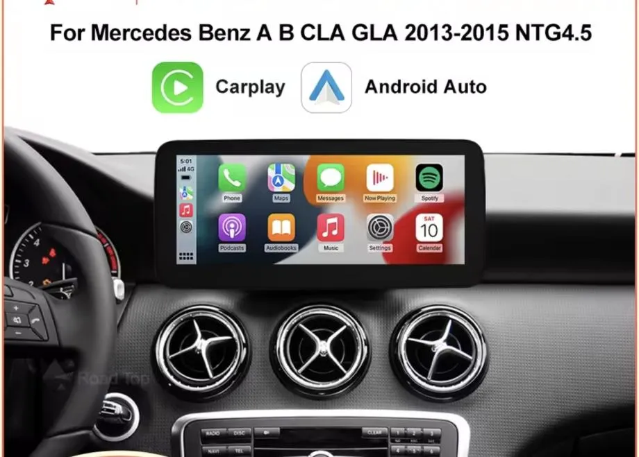 mercedes w176 gla cla x156 c117 carplay android multimedia navigacija - slika 4