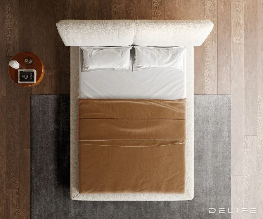 okvir kreveta cousino, materijal: boucle - slika 4