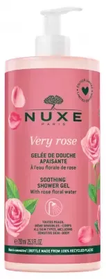 nuxe very rose umirujući gel za tuširanje 750 ml - slika 2