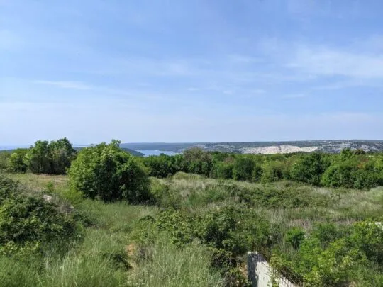 labin, zemljište s građevinskom dozvolom, pogled na more 562 m2 - slika 3