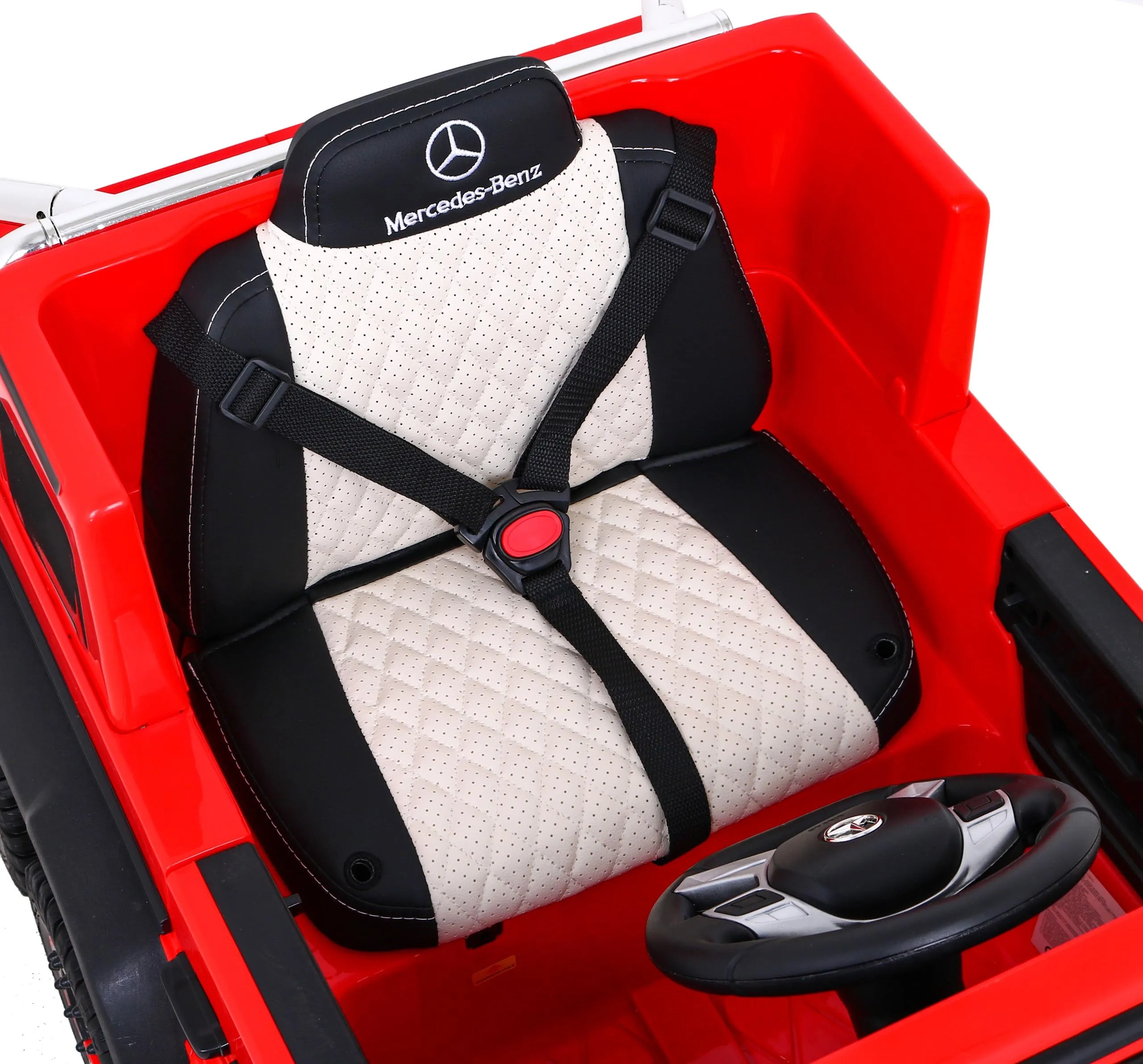 licencirani auto na akumultor mercedes g63 6x6 amg - crveni - slika 9