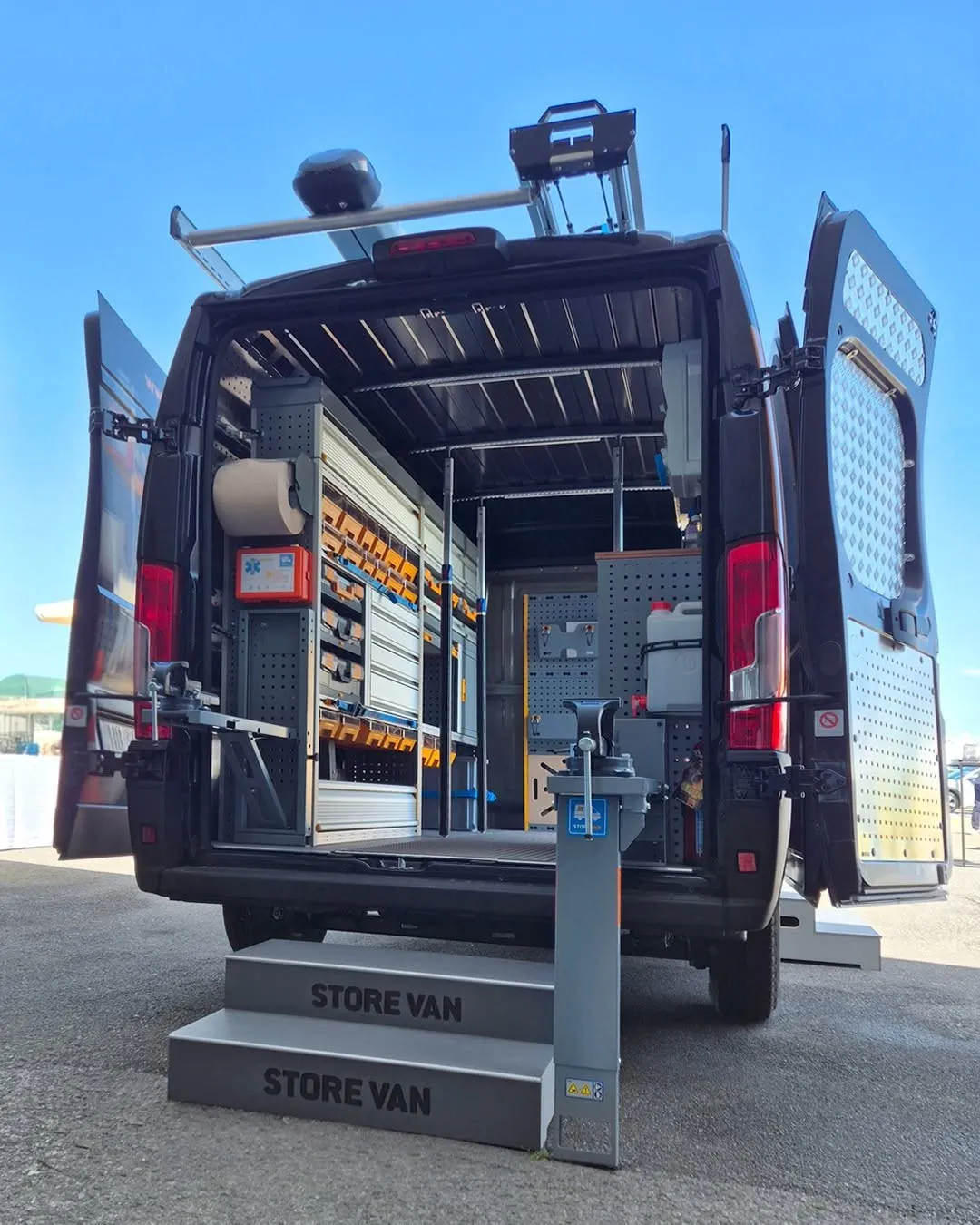 krovni nosači za kombi vozila | store van | profesionalni aluminijski - slika 15
