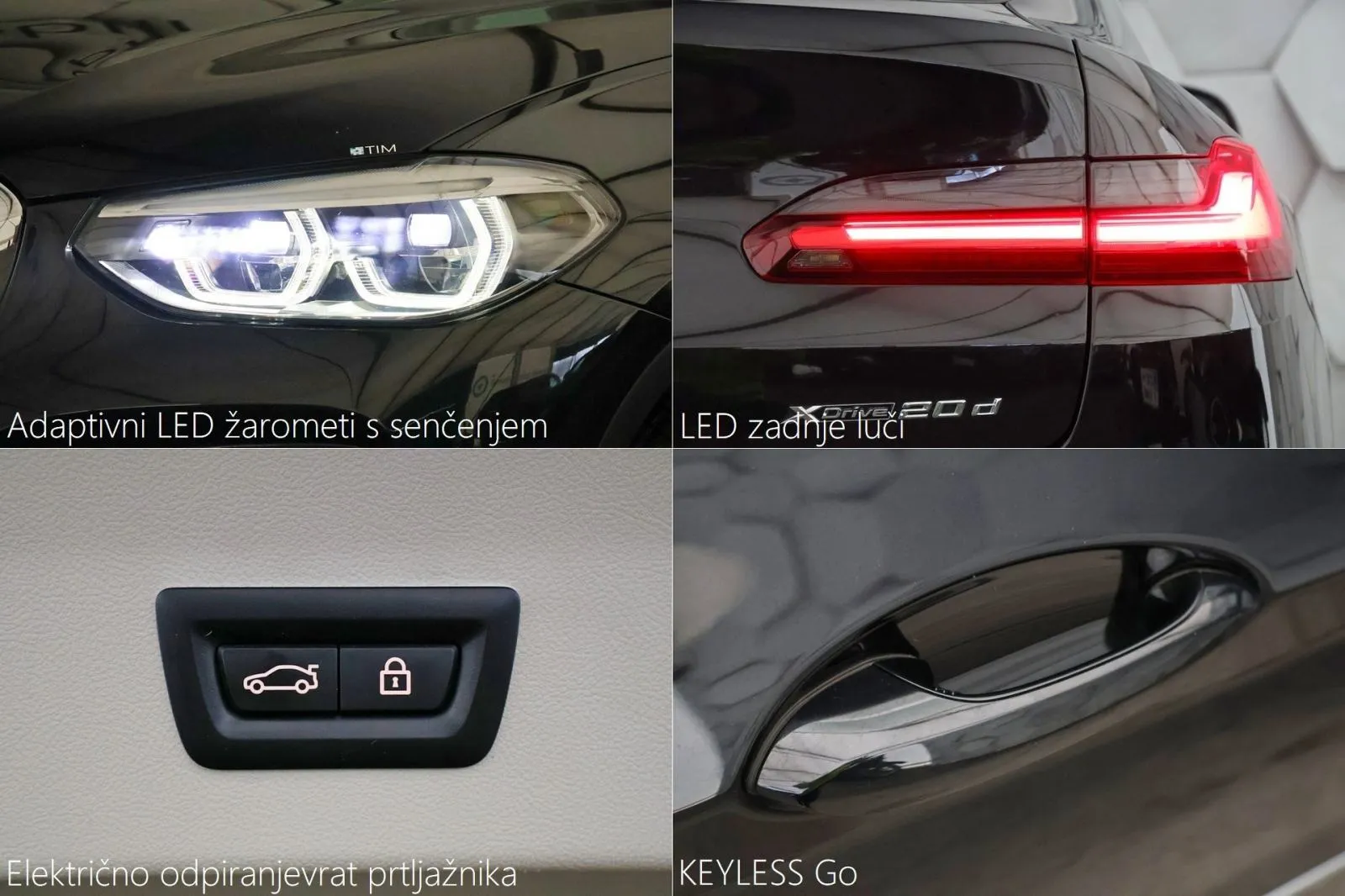 bmw serija x4: xdrive 20d aut x-line adapt.led navipro dab kamera - slika 15
