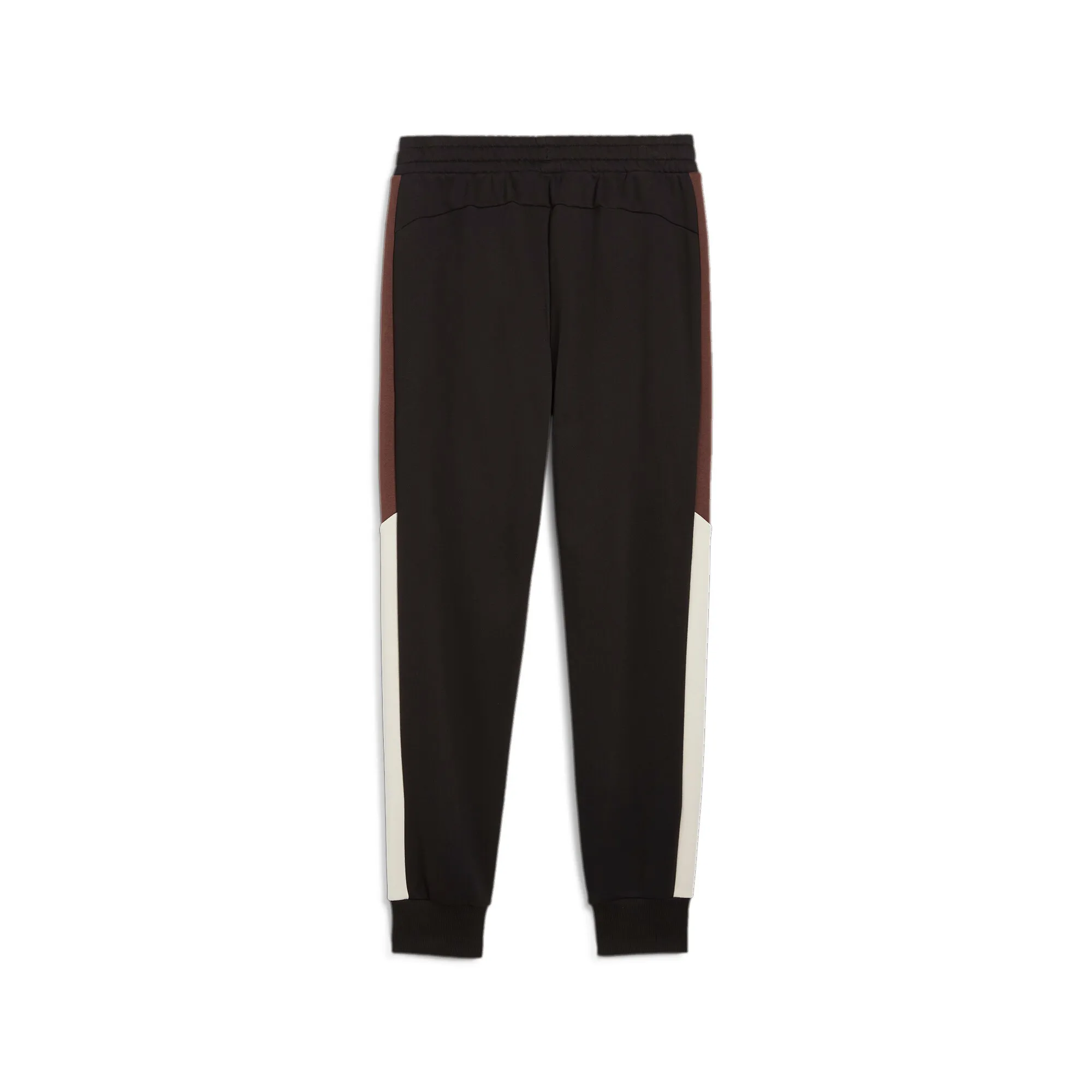 puma power colorblock sweatpants black espresso brown - slika 2