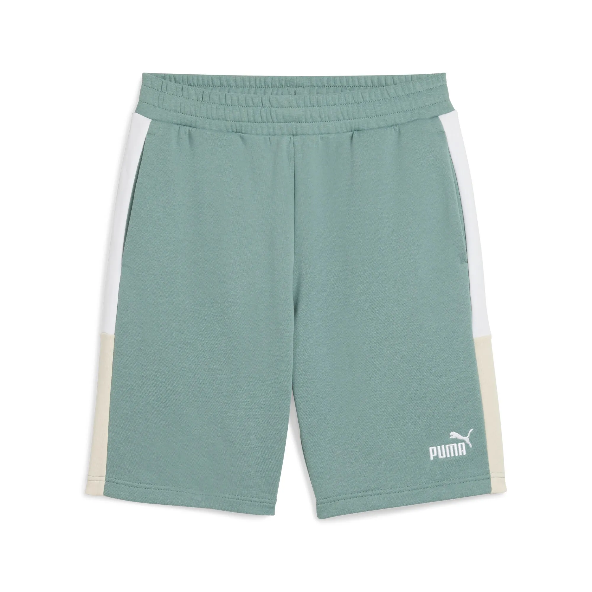 puma ess block shorts green - slika 2