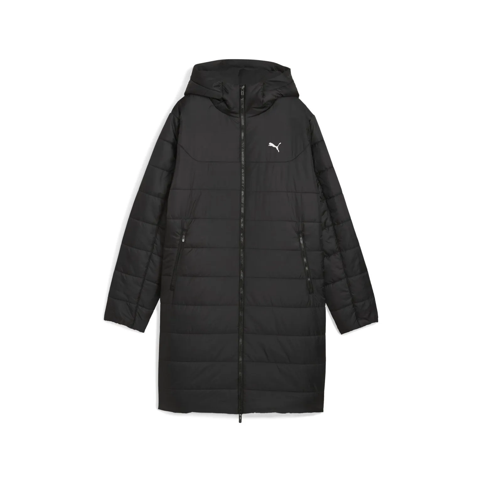puma ess hooded padded parka black - slika 3