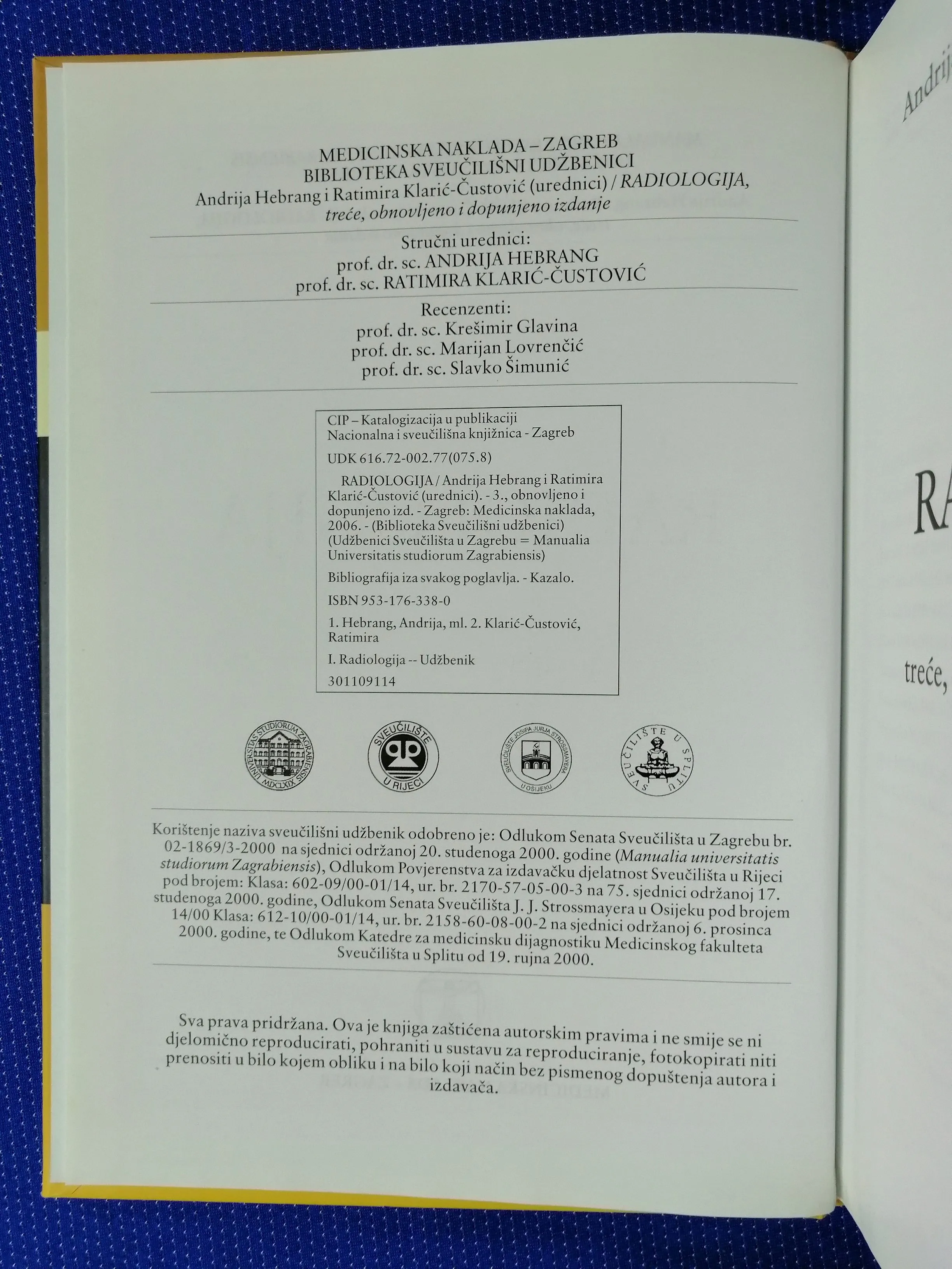 andrija hebrang i ratimira klarić-čustović – radiologija - slika 3